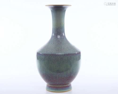 A Flambe Glazed Vase Qing Dyn.