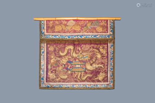 DRAGONS AND PHOENIXES' PANEL, 19TH C.