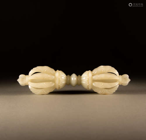Song  Dynasty- Hetian white jade Vajra pestle