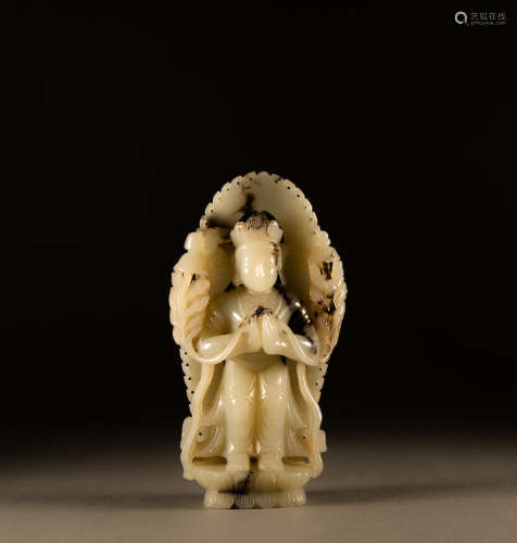 Tang Dynasty - Hetian Jade Statue