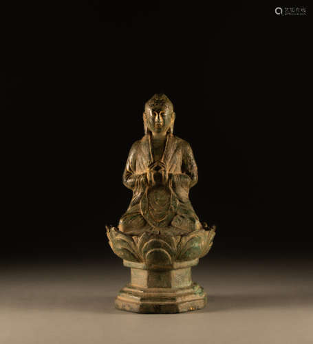 Liao Dynasty - Lotus flower statue