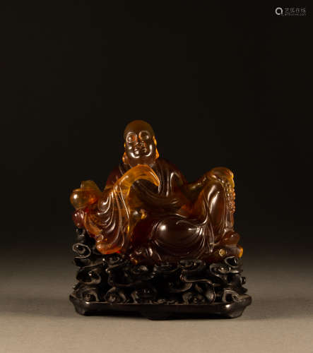 Qing Dynasty - Amber Arhat Ornaments