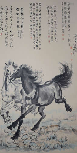 Xu Beihong - Double Horse