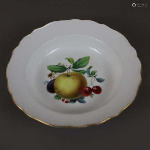 Obstteller - Meissen, Knaufzeit (1850-1924), Porze…