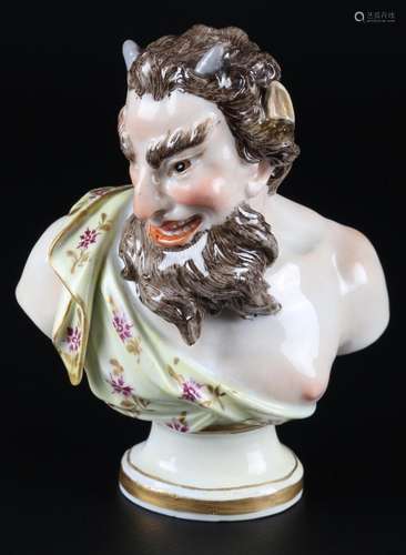 Porzellan Faun Figur, porcelain faun figures,