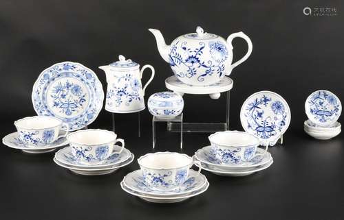 Meissen Zwiebelmuster Teeservice, tea service,