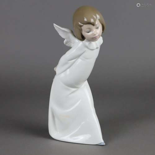 Porzellanfigur "Stupsnasiger Engel / Angel Faroler…