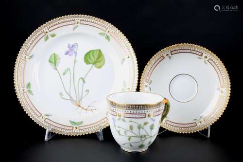 Royal Copenhagen Flora Danica Kaffeegedeck, coffee cup with ...