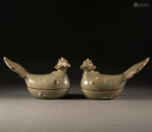 Tang Dynasty - Mandarin Duck Lid box