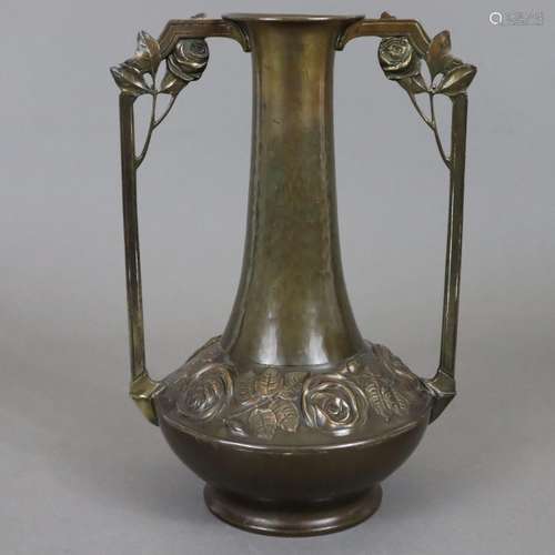 Jugendstil-Doppelhenkelvase - Kayser, Krefeld, um …