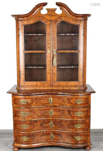 Barock 18. Jahrhundert Aufsatzschrank, baroque hutch cabinet...