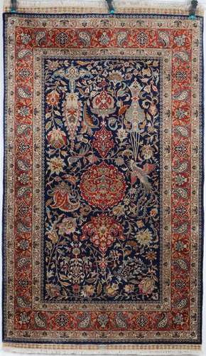 Seidenteppich Hereke, turkish silk carpet,