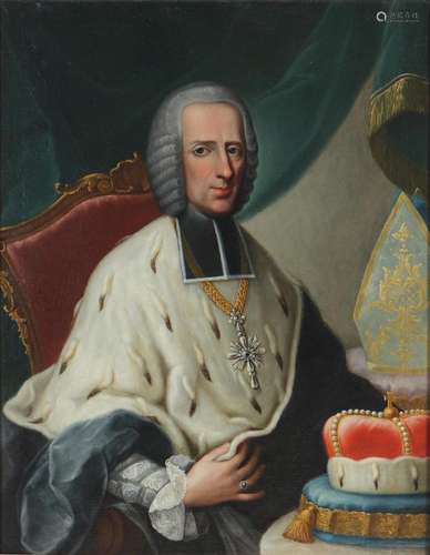 Altmeister 18. Jahrhundert Portrait von Maximilian Friedrich...