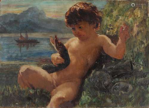 Julius Kronberg (1850-1921) zugeschrieben, allegorische Figu...