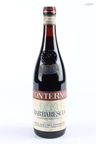 1970 Giacomo Conterno Barbaresco Piedmont, Italy