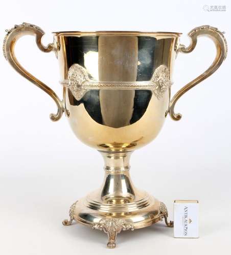 Mappin & Webb 925 Silber riesiger Sektkühler / Pokal Sek...