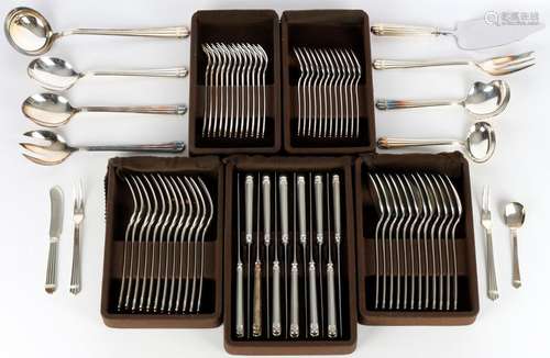 Christofle Aria Besteck für 12 Personen 72-teilig, cutlery f...