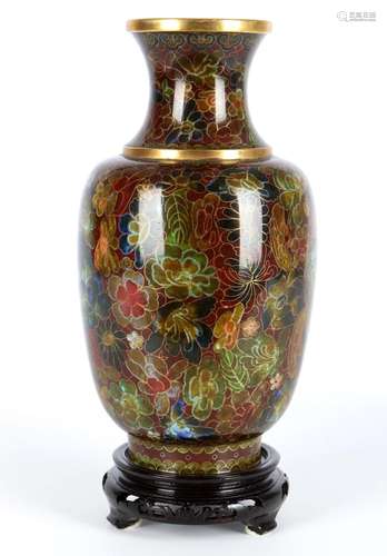 China Cloisonne Vase, chinese vase,