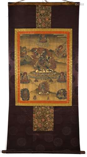 ANCIENT TIBETAN THANGKA