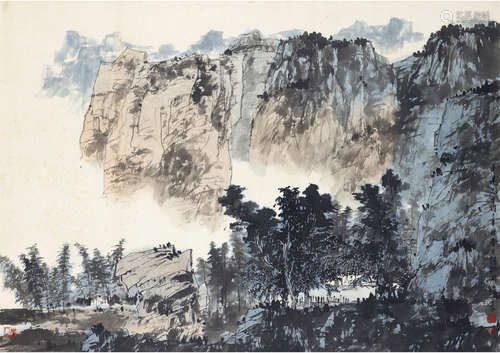 山水
Landscape

陶晴山
TAO Qing-Shan        
(b1938-)