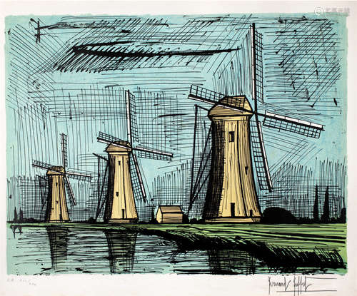 風車
Ｗindmill

貝爾納.畢費
Bernard Buffet
(法國，1928-1999)