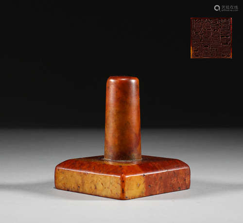 Shoushan stone seal in Qing Dynasty