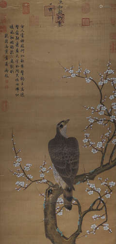 Chinese calligraphy and painting, song Huizong, silk scroll