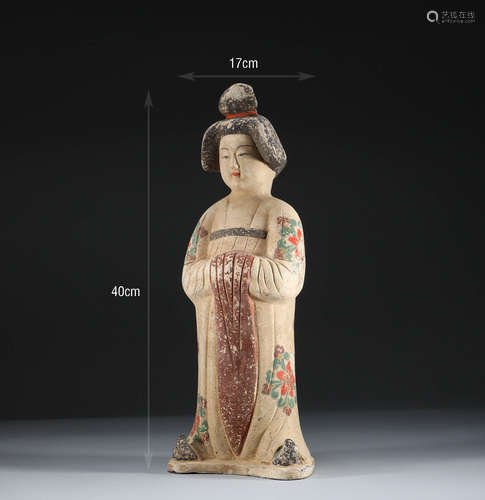 In the Tang Dynasty, three colored ladies