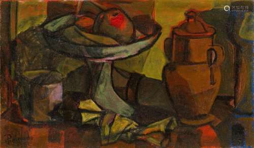 Joaquín Peinado, Spanish 1898-1975- Composition, 1950; oil o...