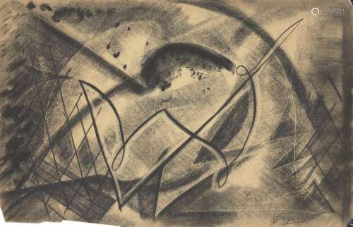 Jean Jacques Deyrolle, French 1911-1967- Untitled compositio...