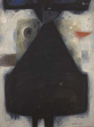 John Christoforou, Greek/French 1921-2014- Victor; oil on bo...