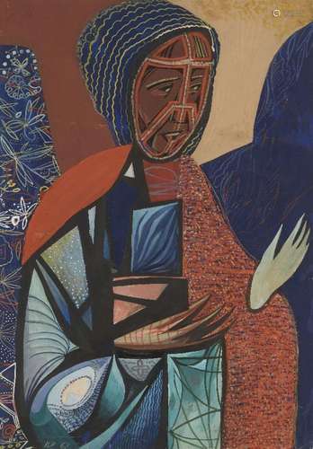 Igor Ershov, Russian 1916-1985- Angel; gouache, watercolour ...