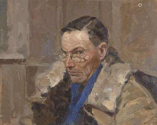 Vassily Andreevich Neyasov, Russian 1926-1984- Portrait of S...