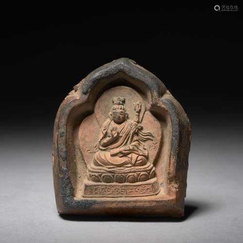 TSATSA EN TERRE CUITE, sino-tibétain, XVIIIe siècle