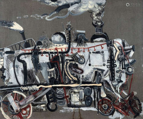 刘磊（b.1977） 2011年作 白火车 布面油画