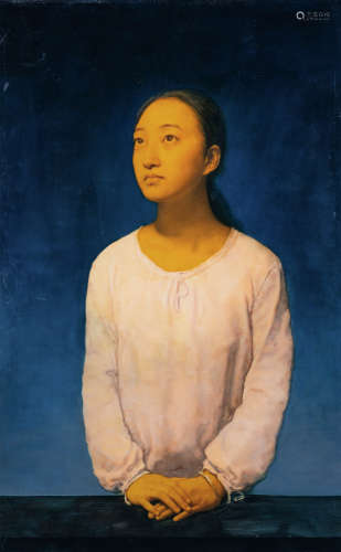 彭斯（b.1980） 2006年作 无边的凝视 布面油画