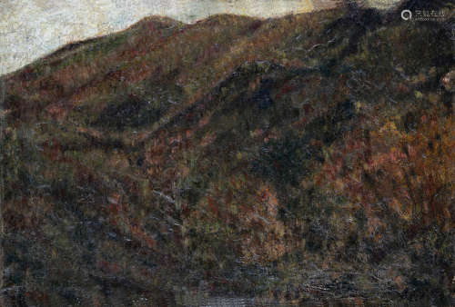 周碧初（1903～1995） 秋意 布面油画