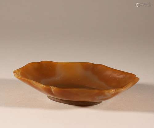 Agate plate of Liao Dynasty