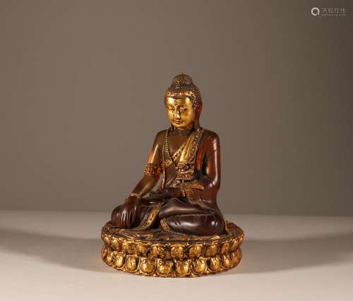 Glazed Buddha in Qing Dynasty
