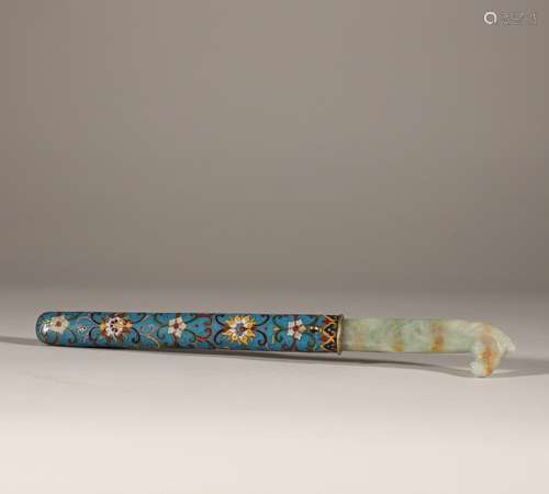 Cloisonne horsehead Sabre of Qing Dynasty