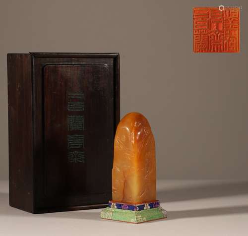 Shoushan stone seal of Qing Dynasty