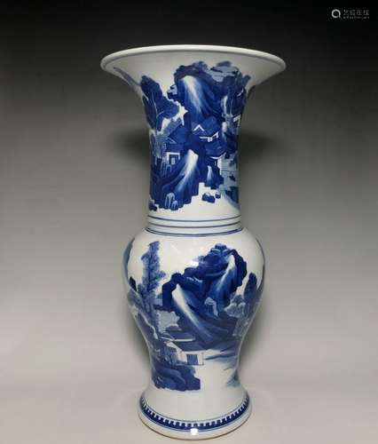 Chinese Blue and White Porcelain Vase