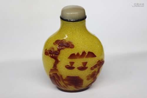 Chinese Glass Snuff Bottle