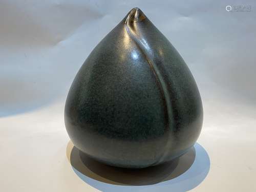 Chinese Jun Ware Peach Shape Vase