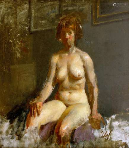 DAVID A. LEFFEL dit "DAL" (1931) Jeune femme nue