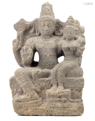 INDE DU SUD, DYNASTIE CHOLA 12ème SIECLE Shiva et Parvati
