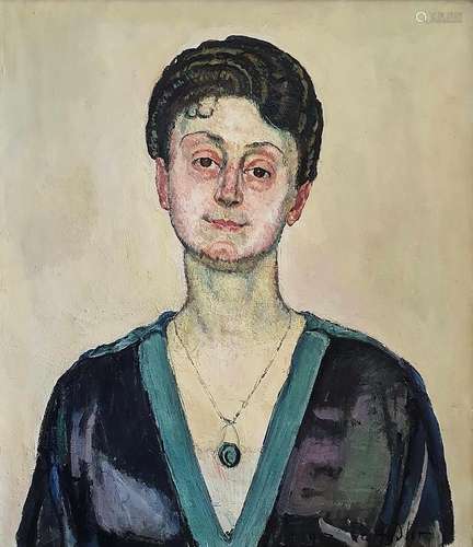 FERDINAND HODLER (1853-1918) Portrait de Madame Adèle Roy-Jo...