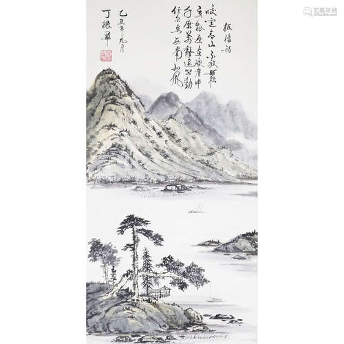 丁振華 山水 立軸