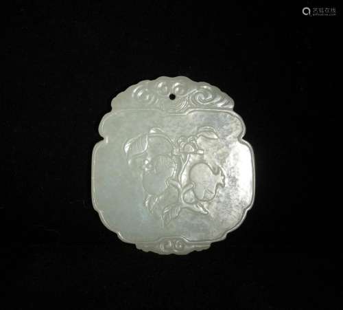 Chinese Jade Plaque, 18/19th Century