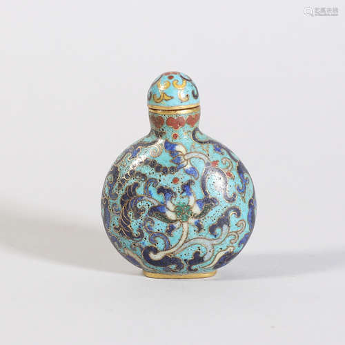 A Cloisonne Enamel Snuff Bottle